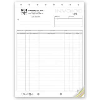 Shipping Invoices, 3-Part