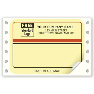 1226, Continuous Mailing Label, "First Class Mail"