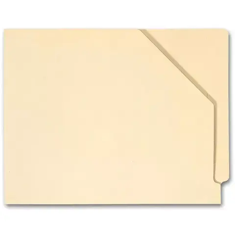 Medical File Folders with Diagonal-Pocket, Flat