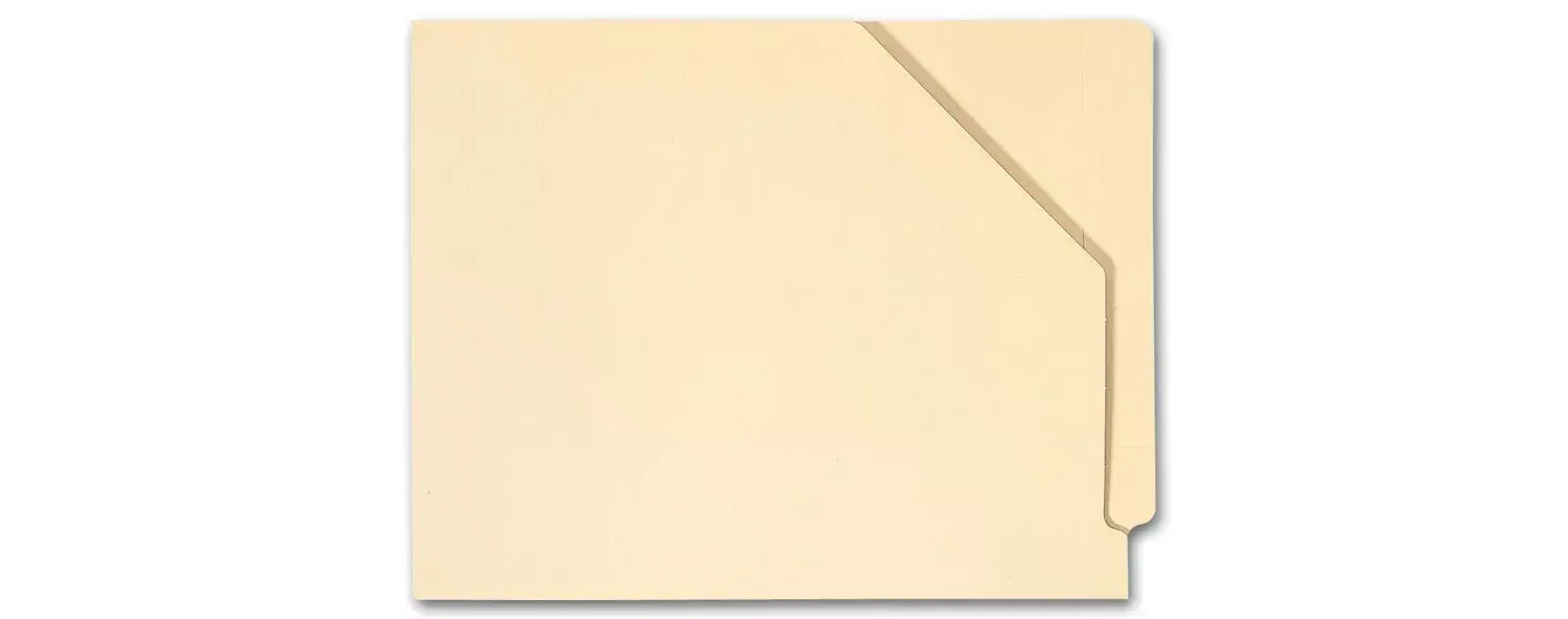 Medical File Folders with Diagonal-Pocket, Flat