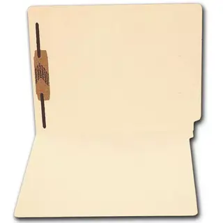 1344, End Tab Full Cut Manila Folder, 11 pt, One Fastener