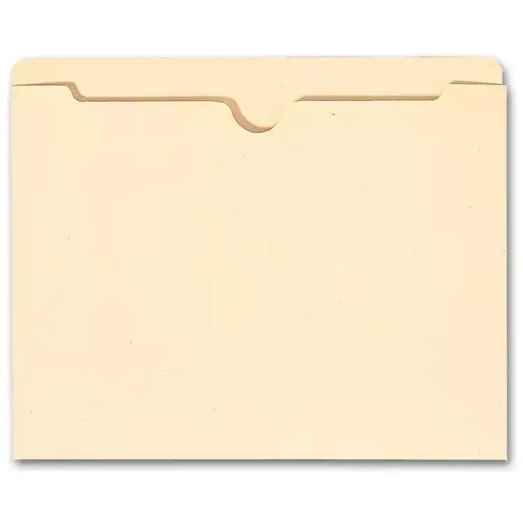 1346, Top Tab Manila Pocket, 11 pt, No expansion
