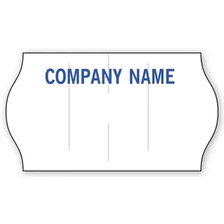 White Pricing Labels for 1-Line METO Guns