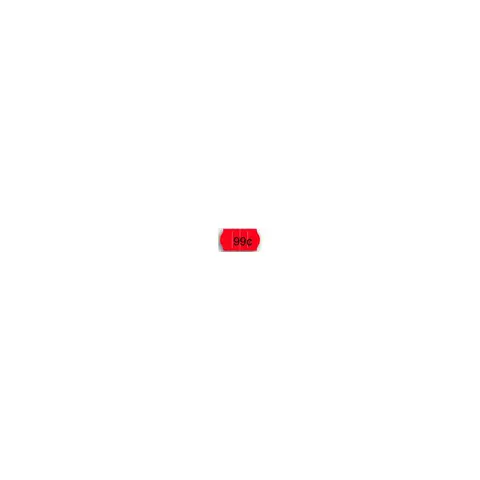 Red Pricing Labels for METO Gun, 1-Line