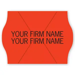 Red Pricing Labels for METO Gun, 2-Line