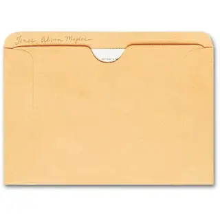 Straight Tab Pocket Folder