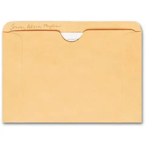 Straight Tab Pocket Folder
