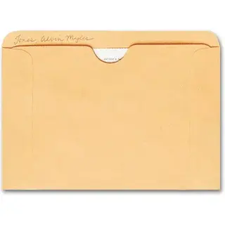 Straight Tab Pocket Folder