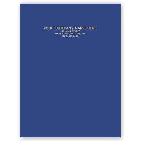 Linen Pocket Folders - Burgundy