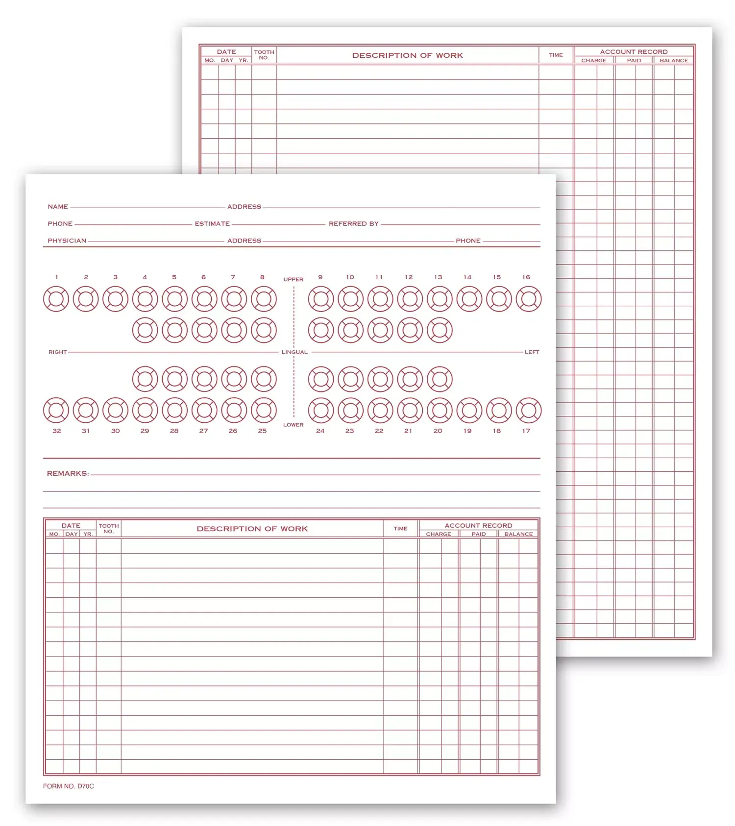 Dental Exam Record