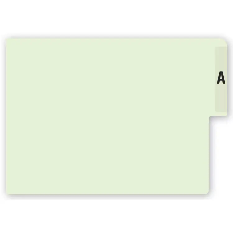 End Tab File Folder