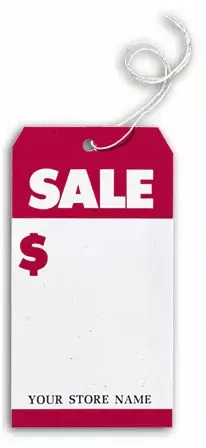 Large Sale Tags