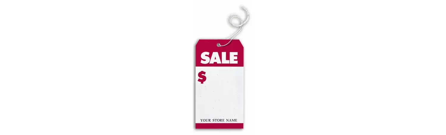 Large Sale Tags