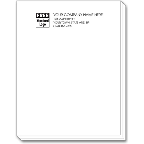 Small Personalized Notepad with Plain Text Customization