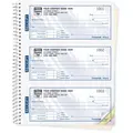 Custom Receipts - Colored- Spiral Bound