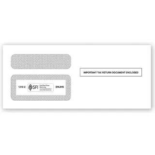 1099 Tax Form Envelopes - Double-Window, Self-Seal