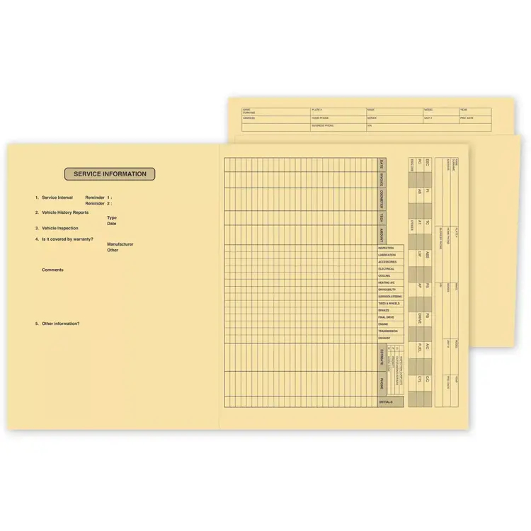 12387, Service File Folder