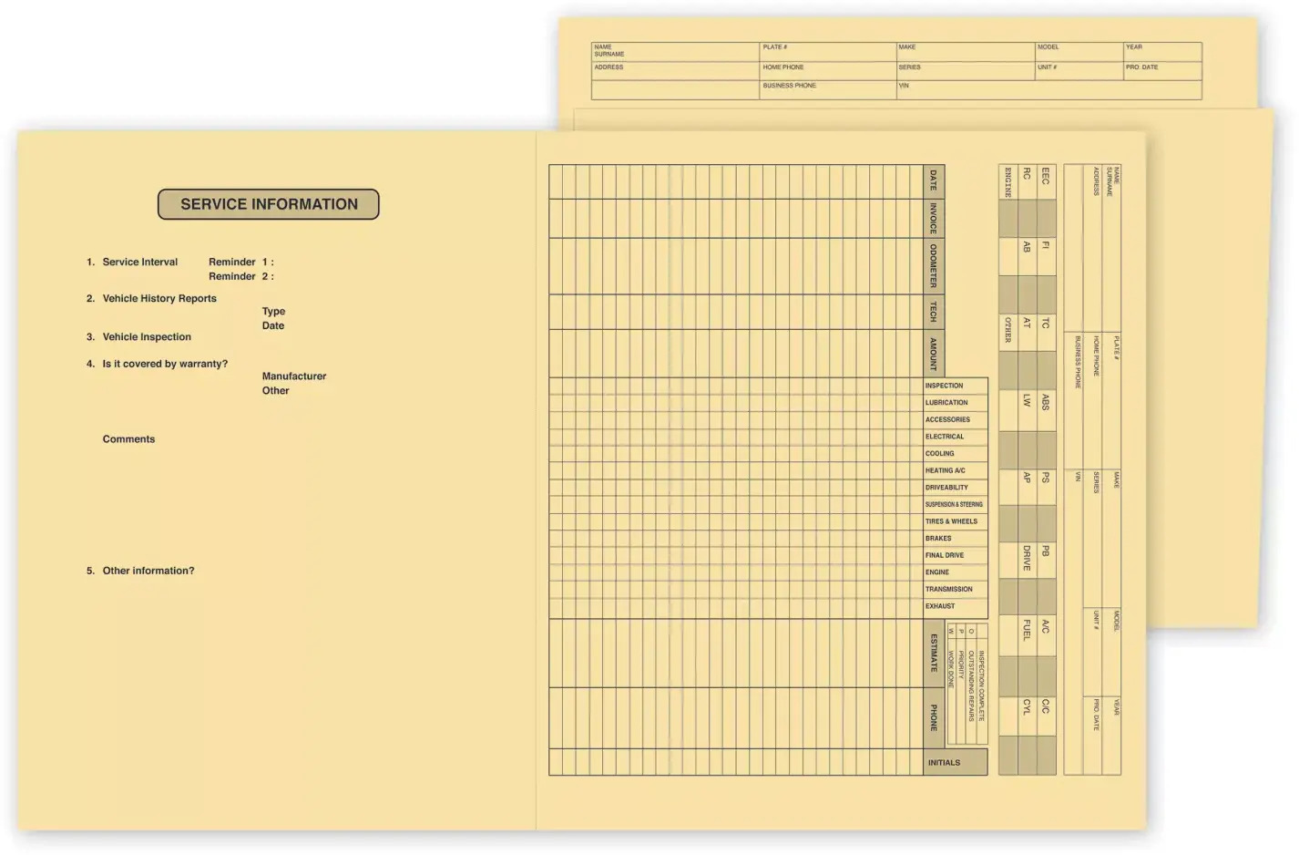 12387, Service File Folder
