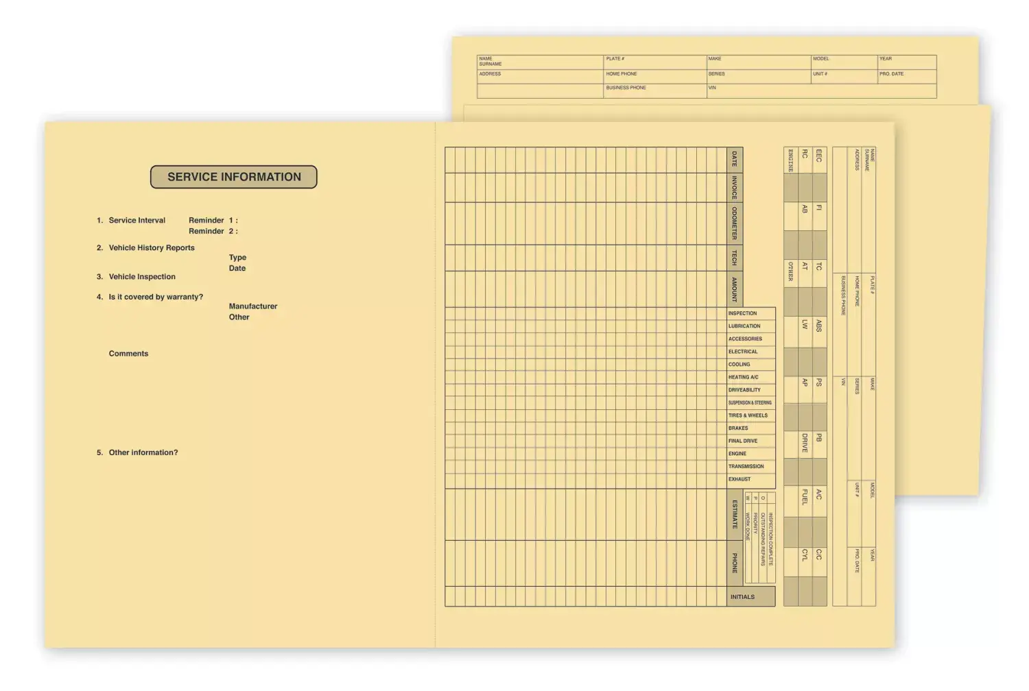 12387, Service File Folder