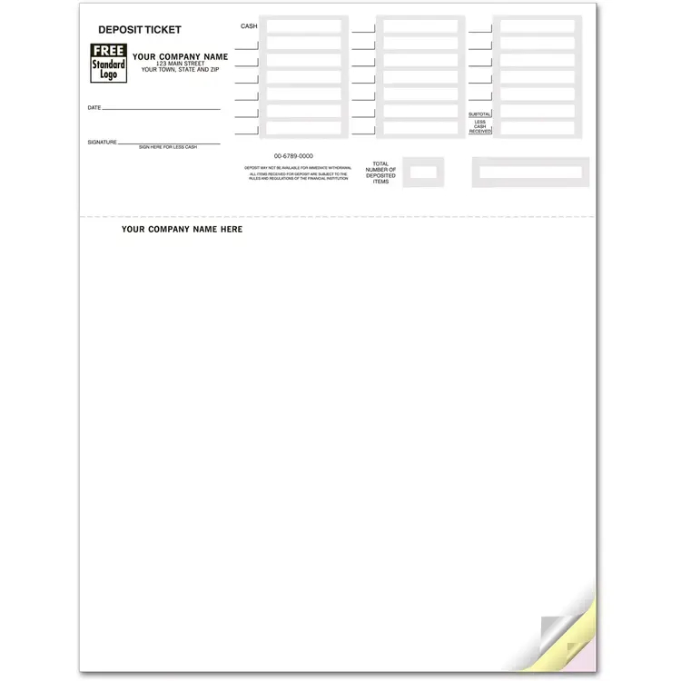 Quickbooks® Deposits