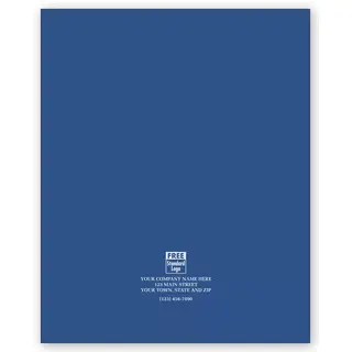 Reinforced Pocket Folder - Leatherette-Grained 