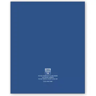 Reinforced Pocket Folder - Leatherette-Grained 