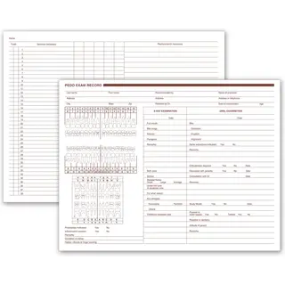 Pediatric Dental Exam Record