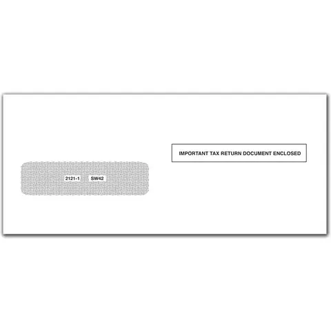 1042 Tax Envelopes - Single-Window 