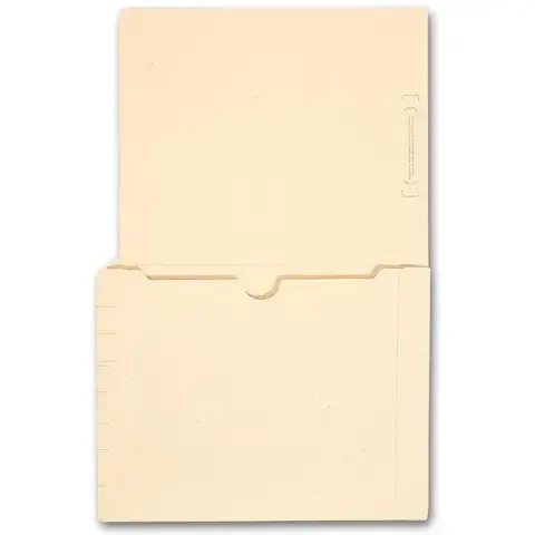 Medical Folders- Full Pocket-End Tab Style