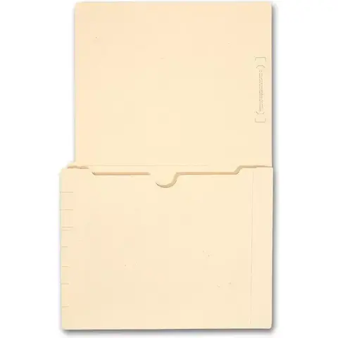 Medical Folders- Full Pocket-End Tab Style