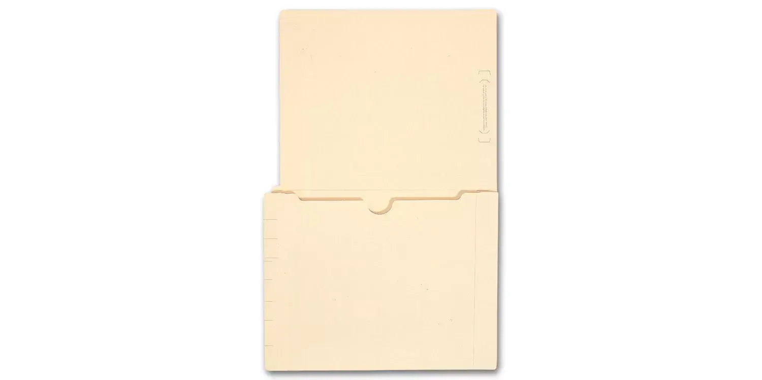 Medical Folders- Full Pocket-End Tab Style