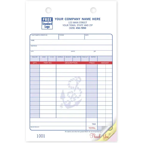 Marine Register Forms, 3-Part