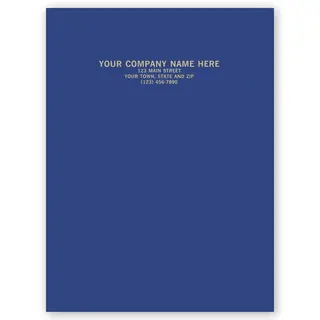 Linen Presentation Folders - Black