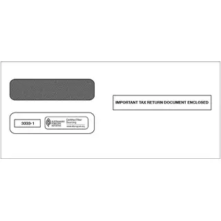 Laser W-2 Tax Envelopes - Double-Window 
