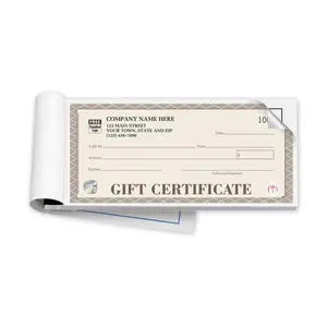 Santa Fe Custome Gift Certificate Book