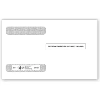 W-2 Tax Envelopes - Double-Window - Horizontal, 4-Up