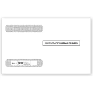 W-2 Tax Envelopes - Double-Window 