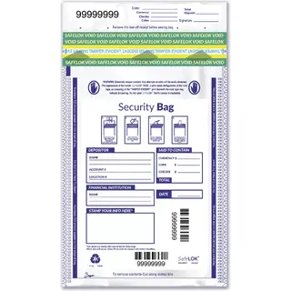 Opaque Deposit Bags - Single Pocket