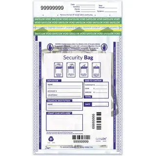 Tamper-Evident Cash Deposit Bags