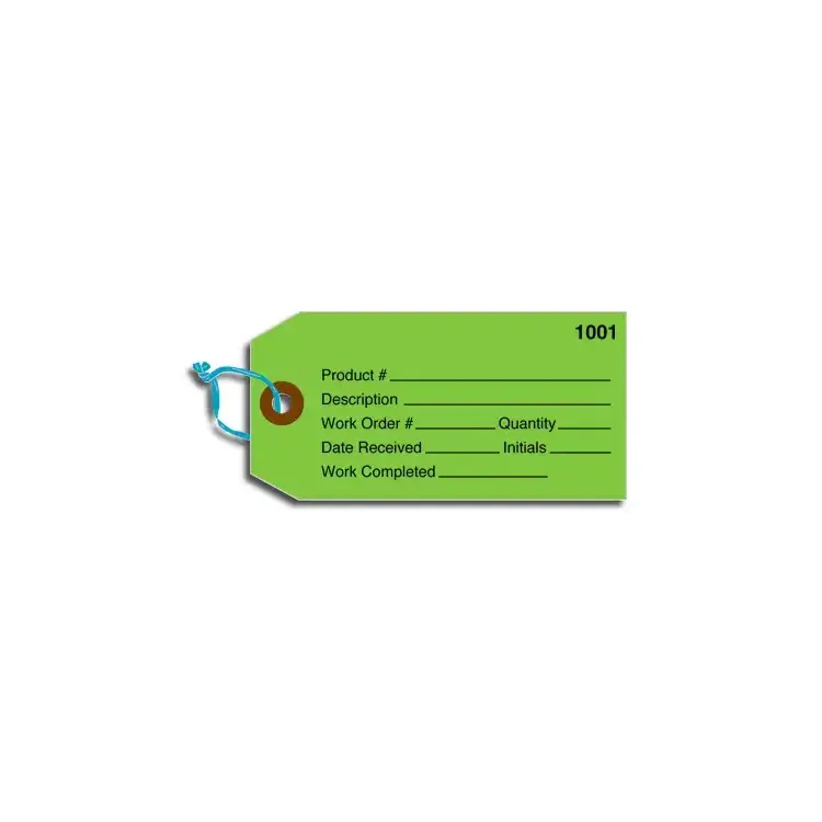 Custom Tags on 10 Point Tag Stock - Horizontal