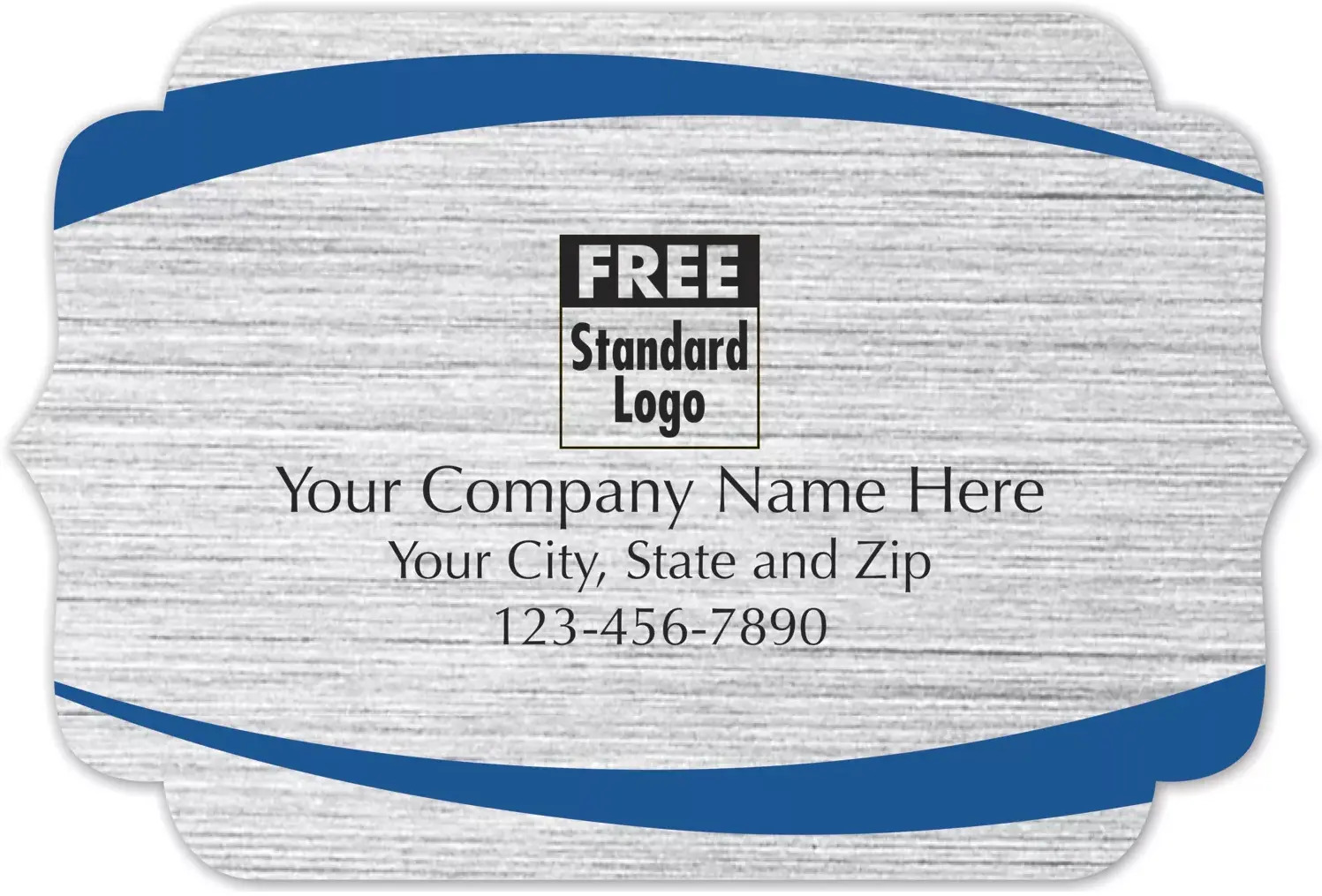 Weatherproof Bracket Shape Labels