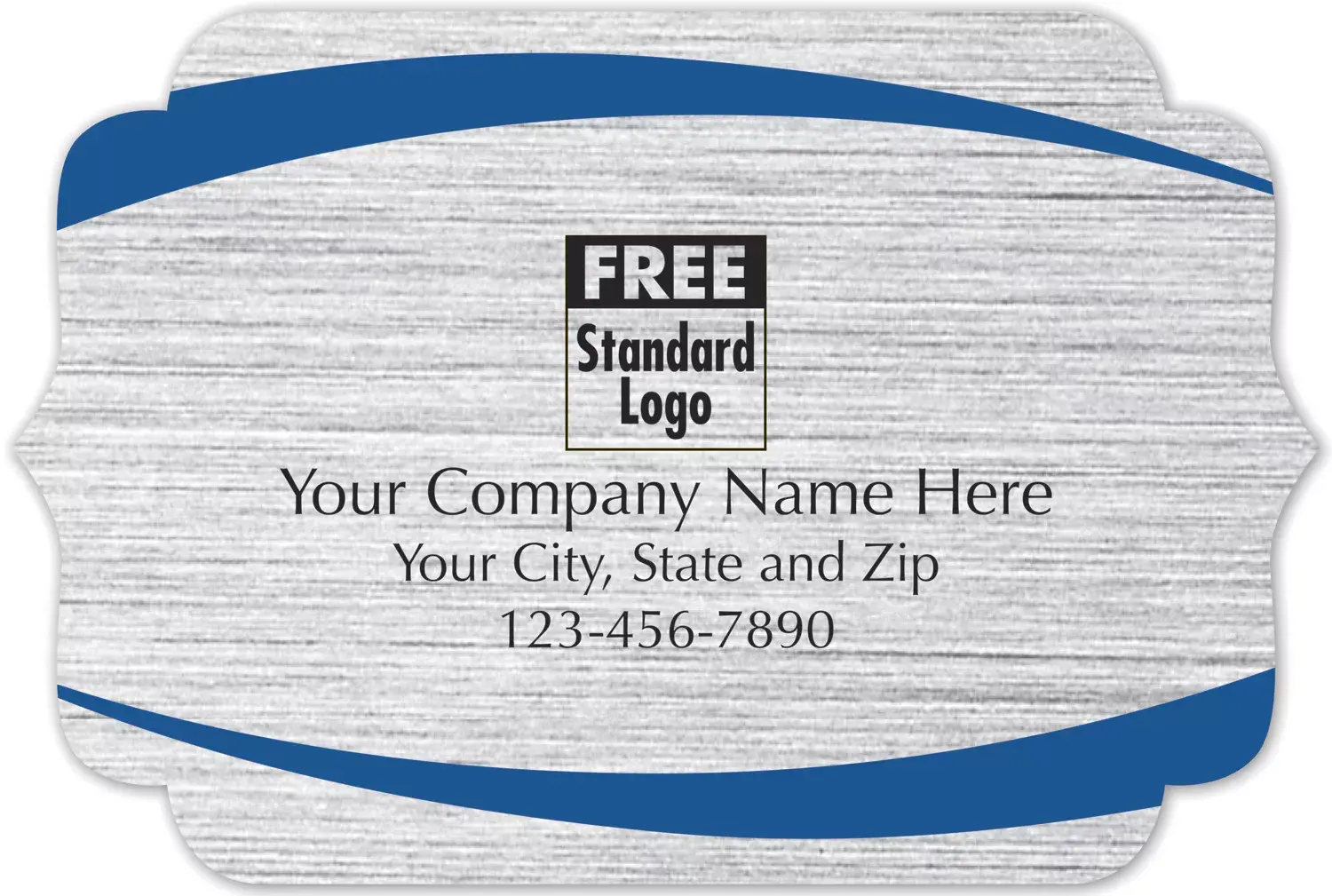 Weatherproof Bracket Shape Labels