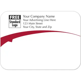 Custom Mailing Labels Printed in Black Ink