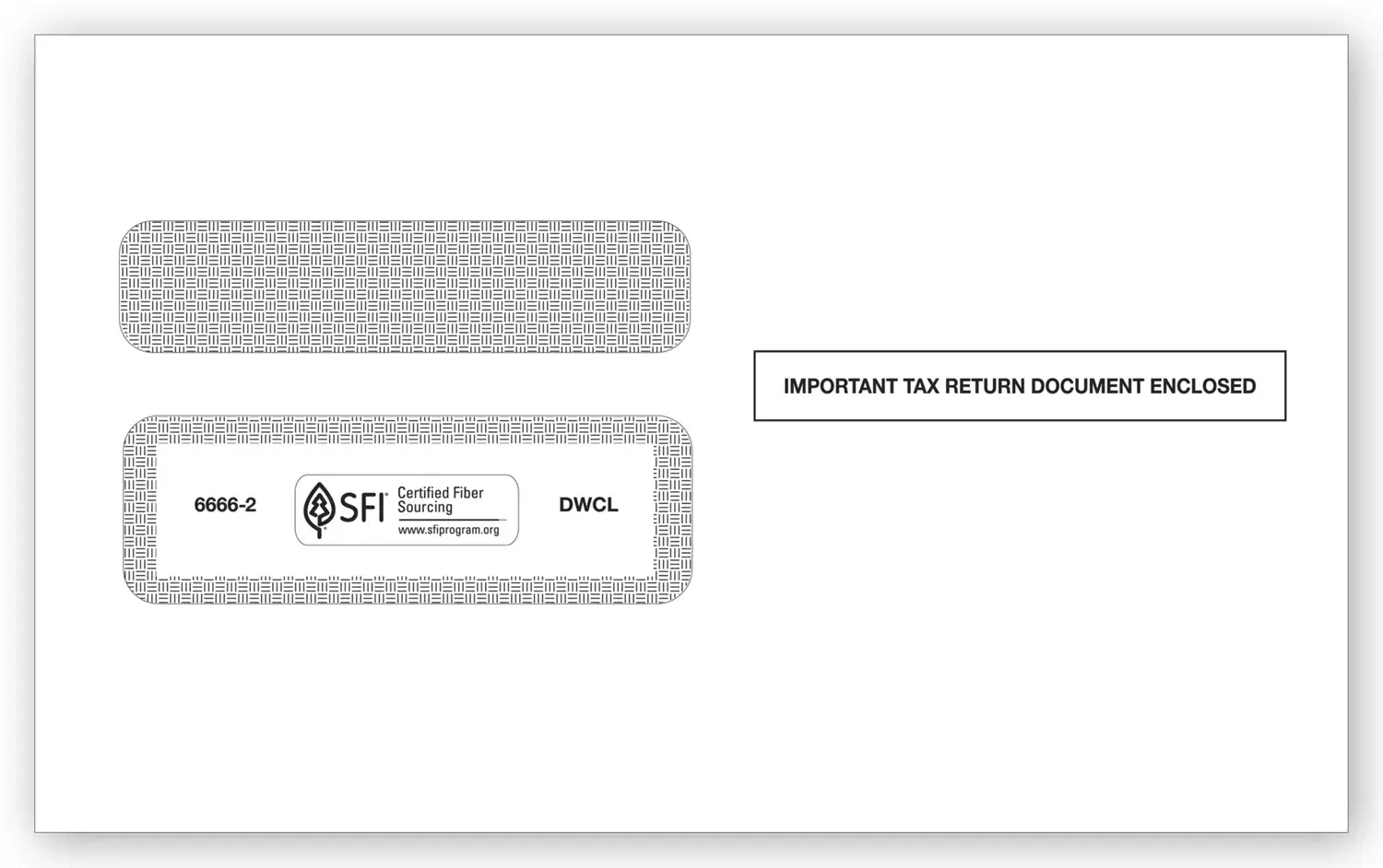 W-2 Tax Envelopes - Double-Window, Self-Seal