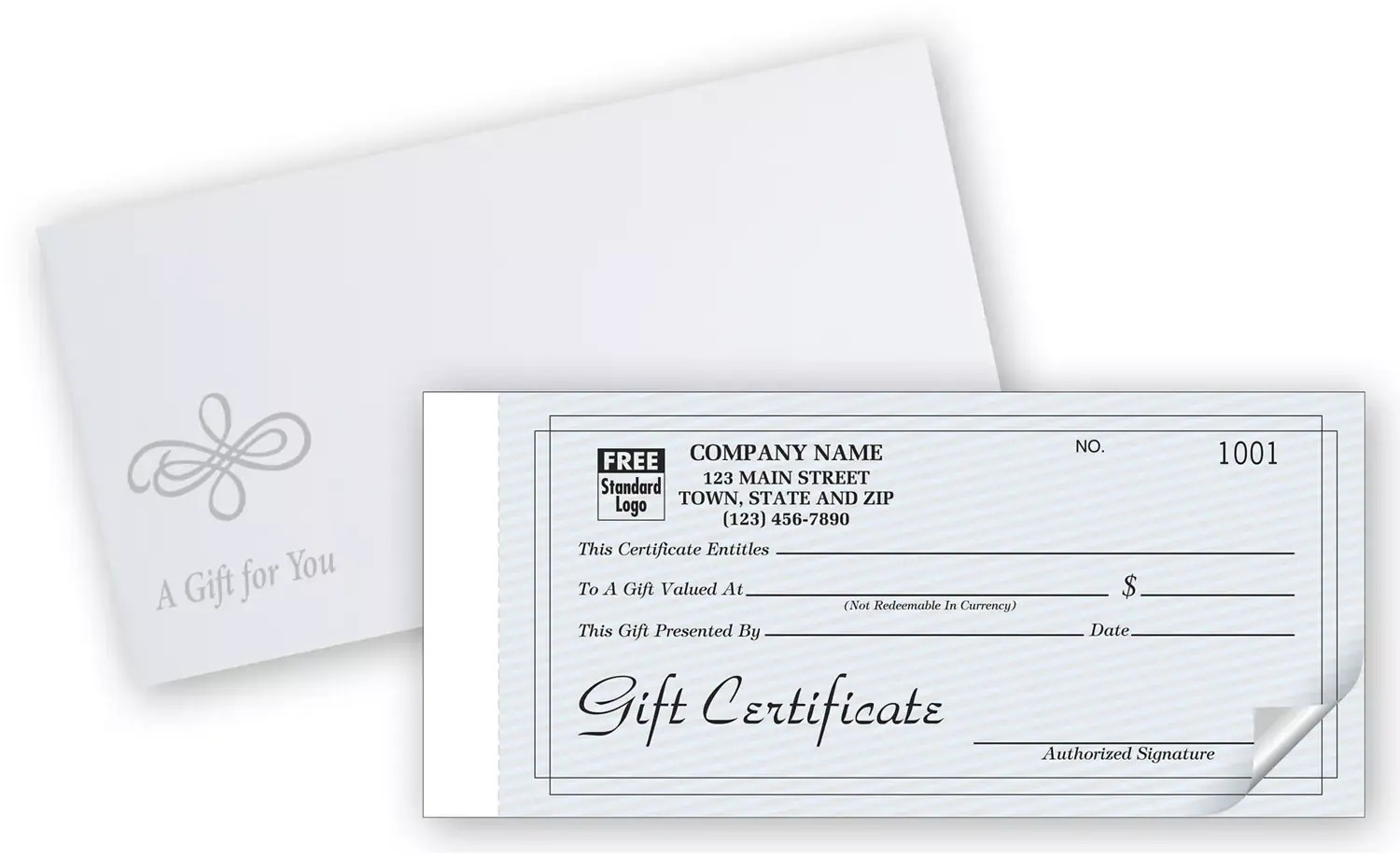Contemporary Snapset Gift Certificates
