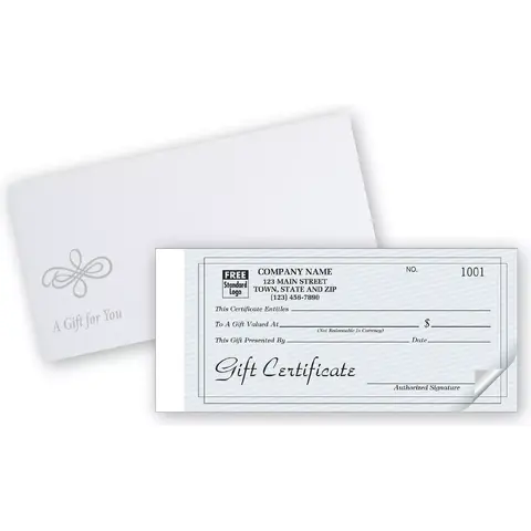 Contemporary Snapset Gift Certificates