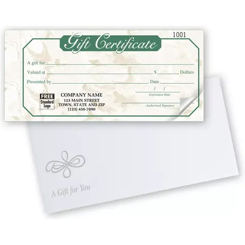 Gift Certificate Snapset- Ivory Marble