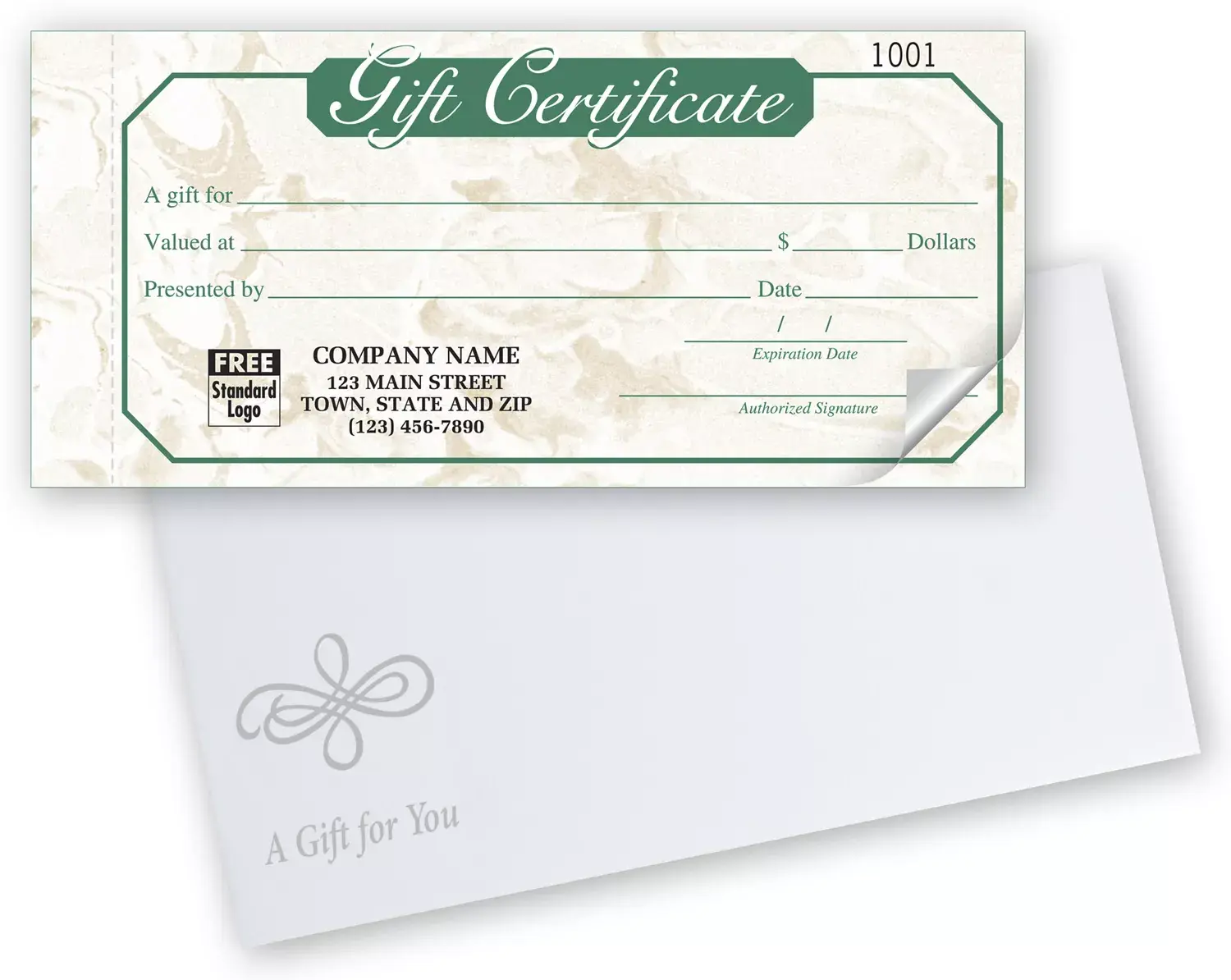 Gift Certificate Snapset- Ivory Marble