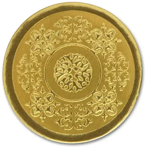 H1113, Holiday Envelope Seals - Gold Foil Seals