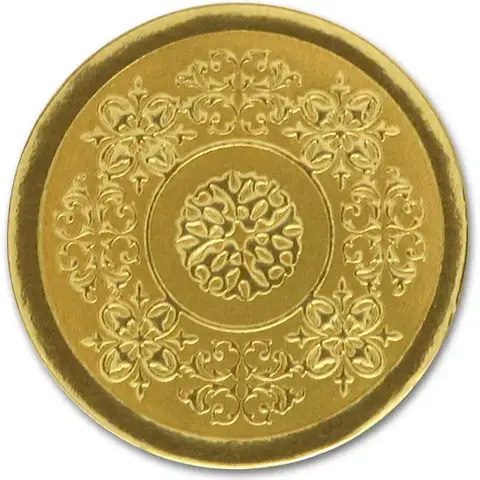 H1113, Holiday Envelope Seals - Gold Foil Seals